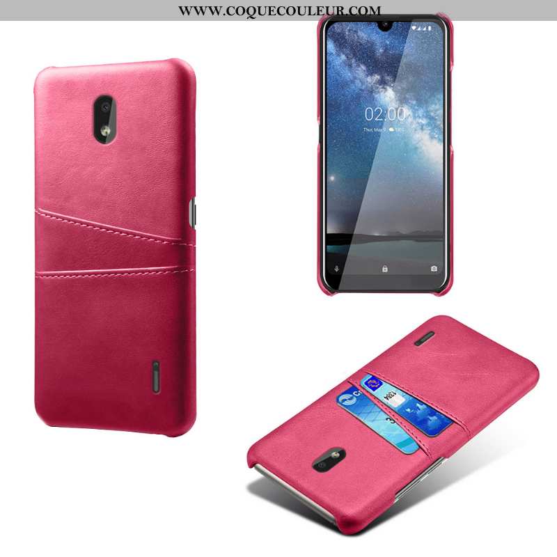 Housse Nokia 2.2 Protection Carte Coque, Étui Nokia 2.2 Tendance Rose