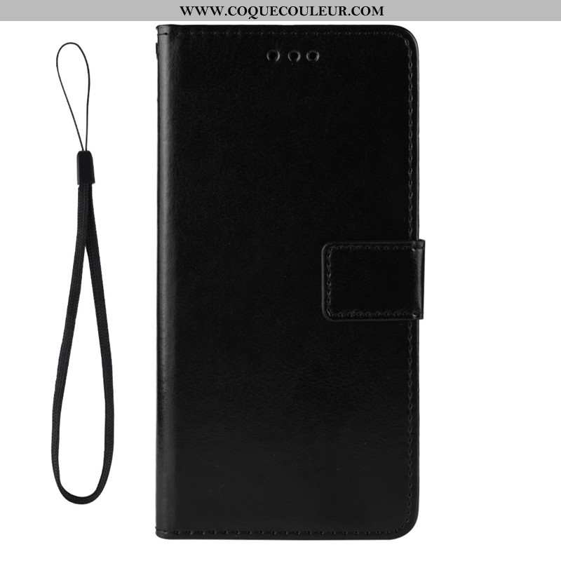 Coque Nokia 2.3 Protection Étui Housse, Housse Nokia 2.3 Ornements Suspendus Portefeuille Noir