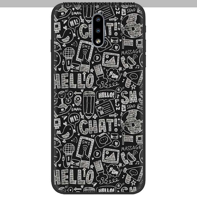 Étui Nokia 2.3 Délavé En Daim Tissu Étui, Coque Nokia 2.3 Dessin Animé Tendance Coloré