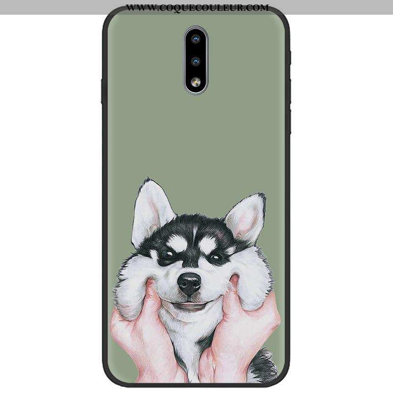 Étui Nokia 2.3 Délavé En Daim Tissu Étui, Coque Nokia 2.3 Dessin Animé Tendance Coloré