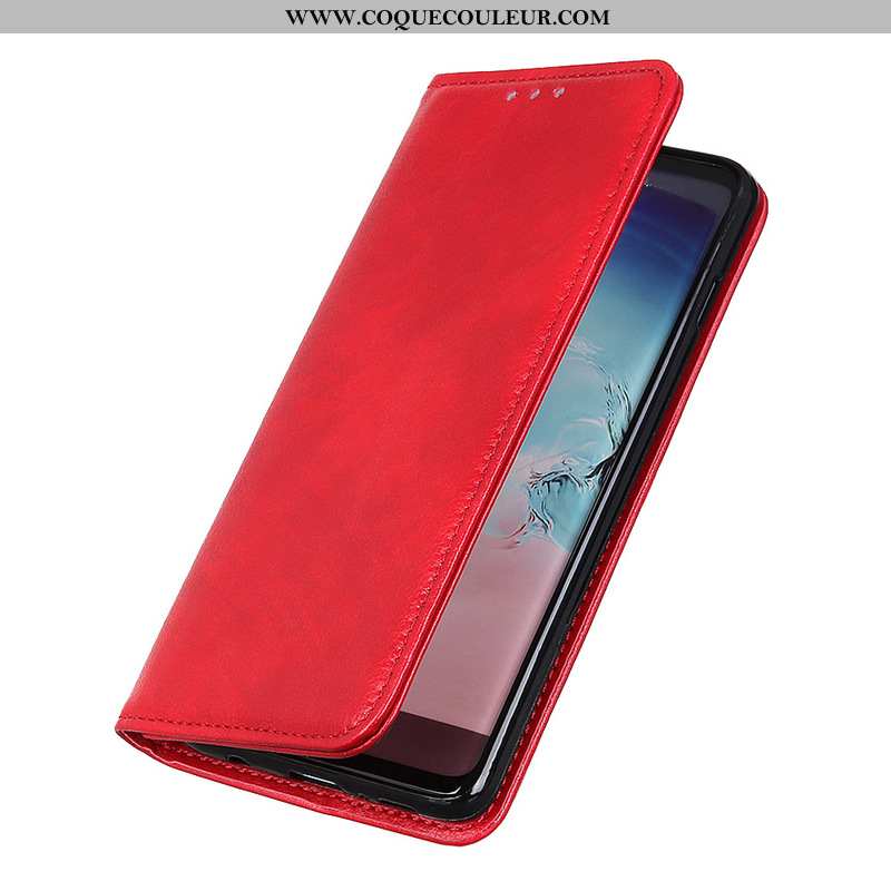 Étui Nokia 2.3 Modèle Fleurie Litchi Étui, Coque Nokia 2.3 Rouge