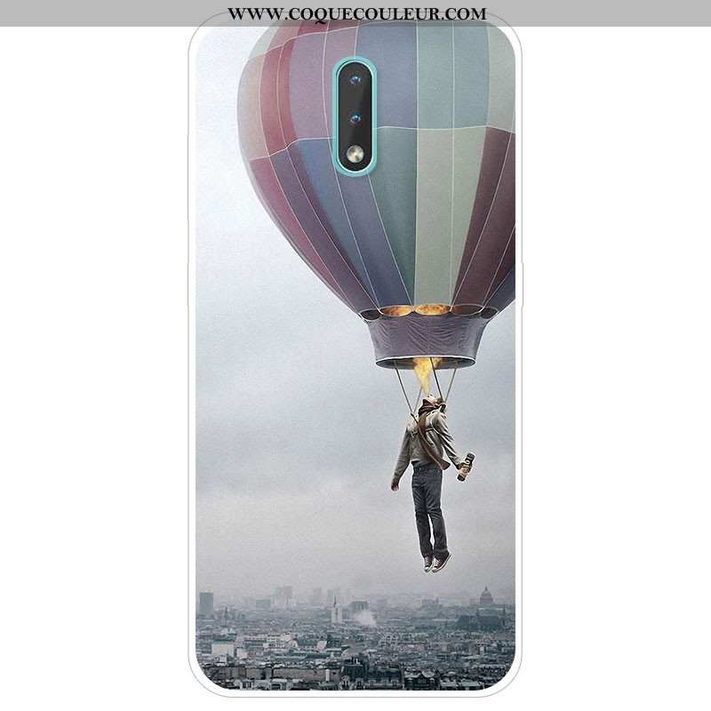 Coque Nokia 2.3 Silicone Dessin Animé Tendance, Housse Nokia 2.3 Protection Personnalité Gris