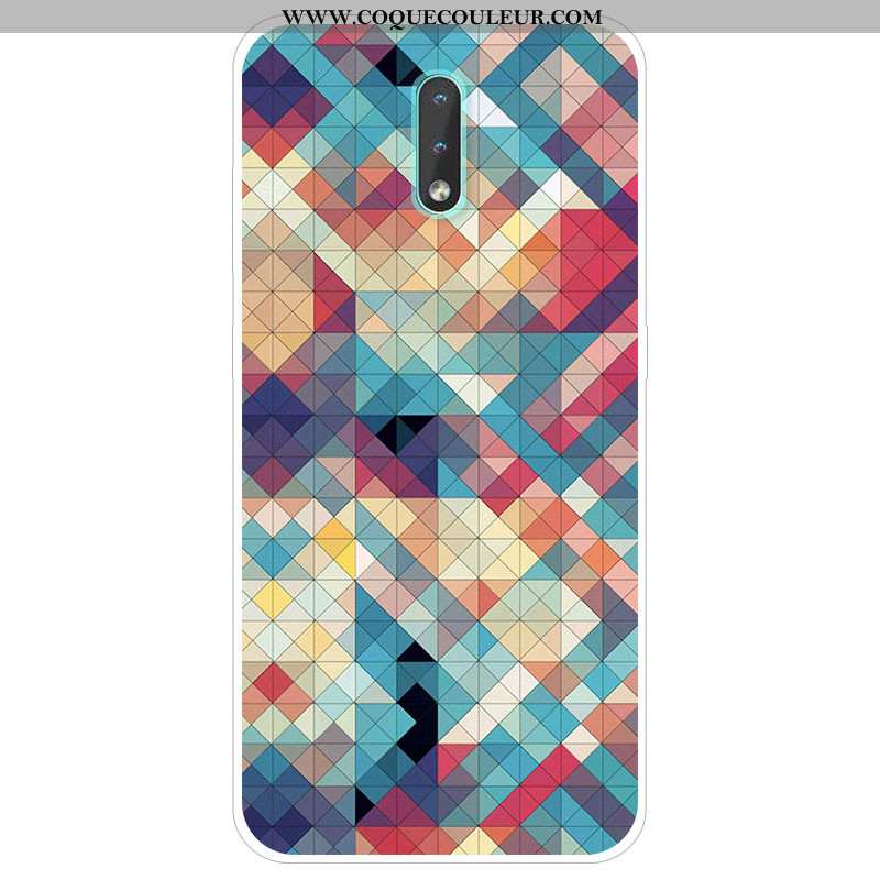 Coque Nokia 2.3 Silicone Dessin Animé Tendance, Housse Nokia 2.3 Protection Personnalité Gris