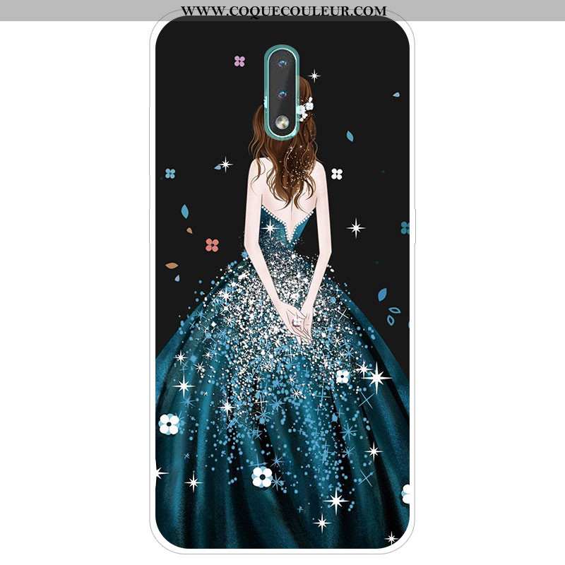 Coque Nokia 2.3 Silicone Dessin Animé Tendance, Housse Nokia 2.3 Protection Personnalité Gris