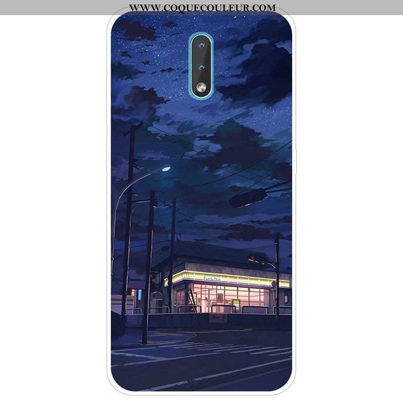 Coque Nokia 2.3 Silicone Dessin Animé Tendance, Housse Nokia 2.3 Protection Personnalité Gris