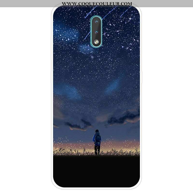 Coque Nokia 2.3 Silicone Dessin Animé Tendance, Housse Nokia 2.3 Protection Personnalité Gris