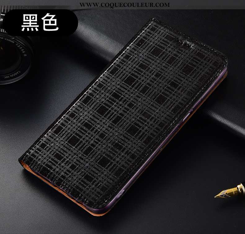 Housse Nokia 3.1 Cuir Véritable Tout Compris Velours, Étui Nokia 3.1 Protection Rouge