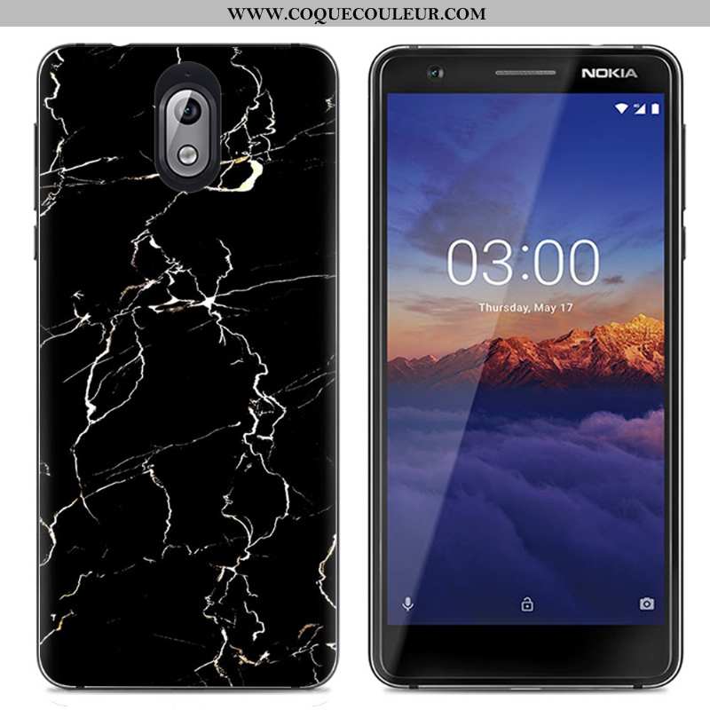 Étui Nokia 3.1 Créatif Multicolore Protection, Coque Nokia 3.1 Dessin Animé Transparent Coloré