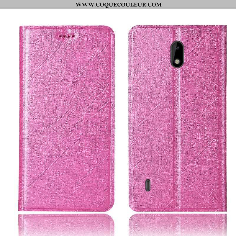 Étui Nokia 3.1 Protection Soie, Coque Nokia 3.1 Téléphone Portable Tout Compris Rose