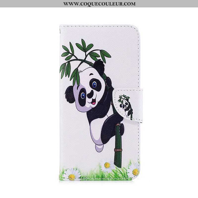 Étui Nokia 3.1 Dessin Animé Téléphone Portable Étui, Coque Nokia 3.1 Cuir Housse Blanche