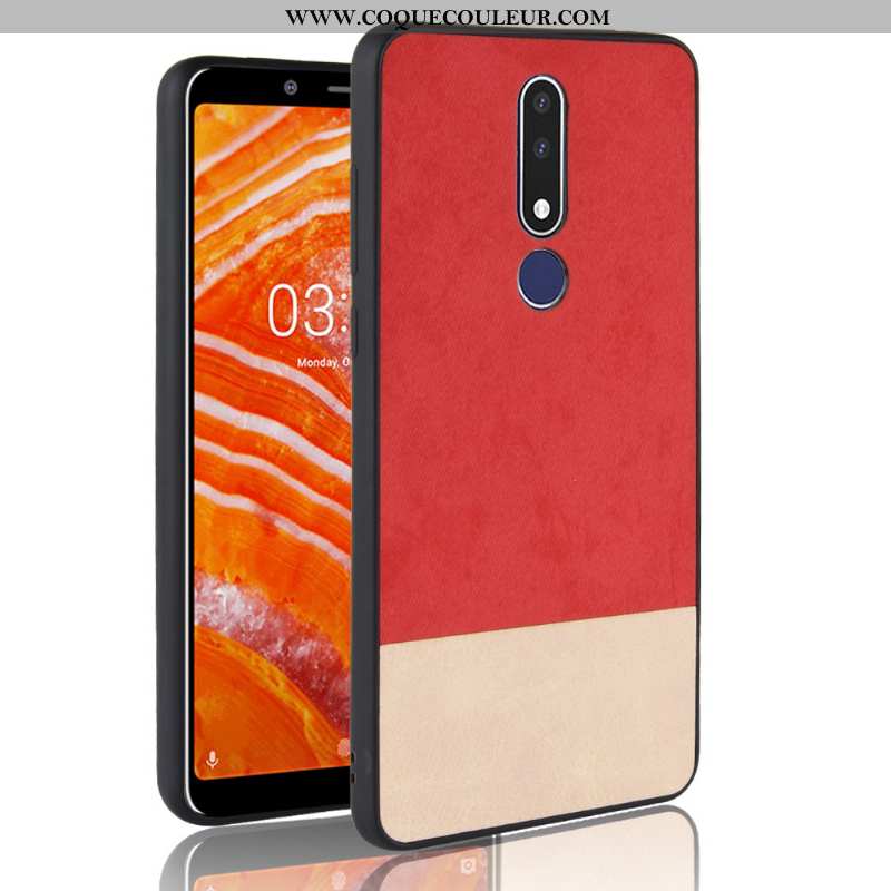 Housse Nokia 3.1 Plus Modèle Fleurie Couture Couleurs Étui, Étui Nokia 3.1 Plus Protection Téléphone