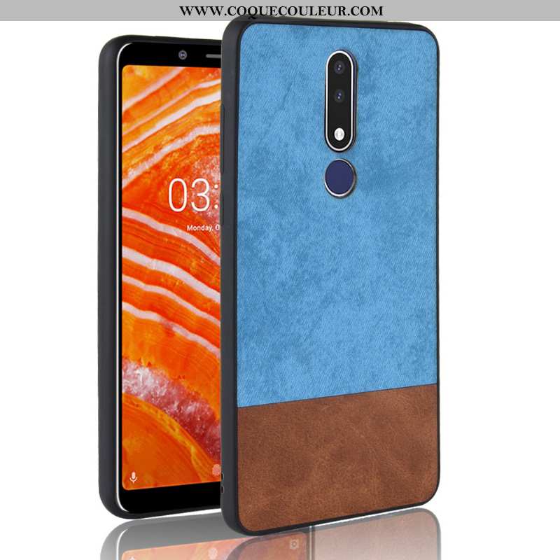 Housse Nokia 3.1 Plus Modèle Fleurie Couture Couleurs Étui, Étui Nokia 3.1 Plus Protection Téléphone