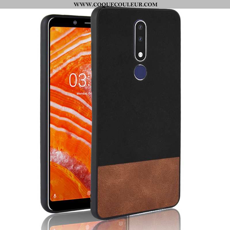 Housse Nokia 3.1 Plus Modèle Fleurie Couture Couleurs Étui, Étui Nokia 3.1 Plus Protection Téléphone