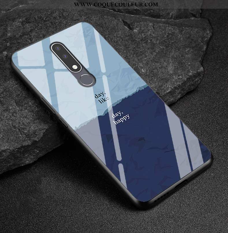 Coque Nokia 3.1 Plus Personnalité Incassable Coque, Housse Nokia 3.1 Plus Créatif Personnalisé Color