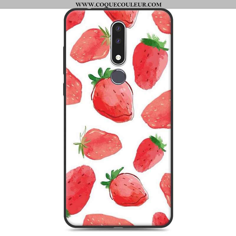 Étui Nokia 3.1 Plus Silicone Téléphone Portable, Coque Nokia 3.1 Plus Protection Incassable Blanche