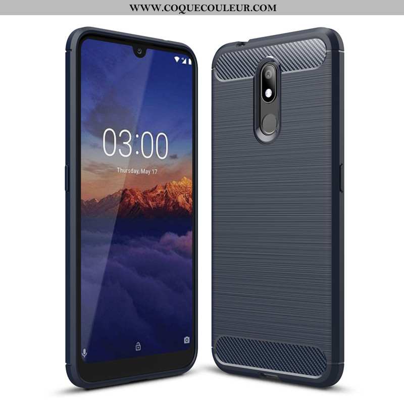 Housse Nokia 3.2 Protection Incassable Noir, Étui Nokia 3.2 Fluide Doux Coque Noir