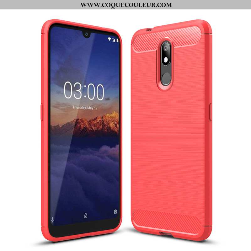 Housse Nokia 3.2 Protection Incassable Noir, Étui Nokia 3.2 Fluide Doux Coque Noir