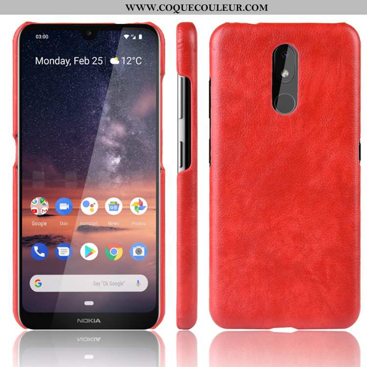 Housse Nokia 3.2 Protection Étui Difficile, Nokia 3.2 Tendance Téléphone Portable Noir