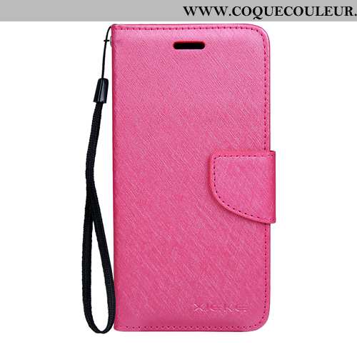 Étui Nokia 4.2 Modèle Fleurie Soie Mulberry Étui, Coque Nokia 4.2 Protection Cuir Rose