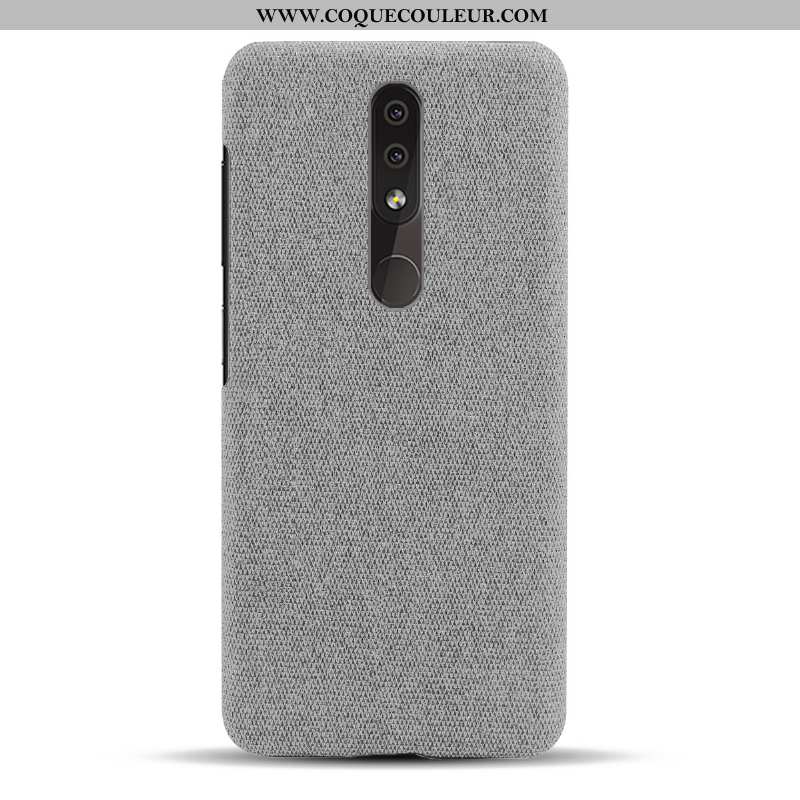 Housse Nokia 4.2 Légère Incassable Tissu, Étui Nokia 4.2 Protection Téléphone Portable Gris