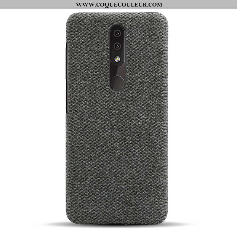 Housse Nokia 4.2 Légère Incassable Tissu, Étui Nokia 4.2 Protection Téléphone Portable Gris