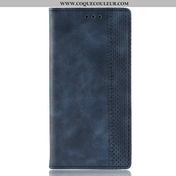 Housse Nokia 4.2 Cuir Coque Téléphone Portable, Étui Nokia 4.2 Bleu Carte