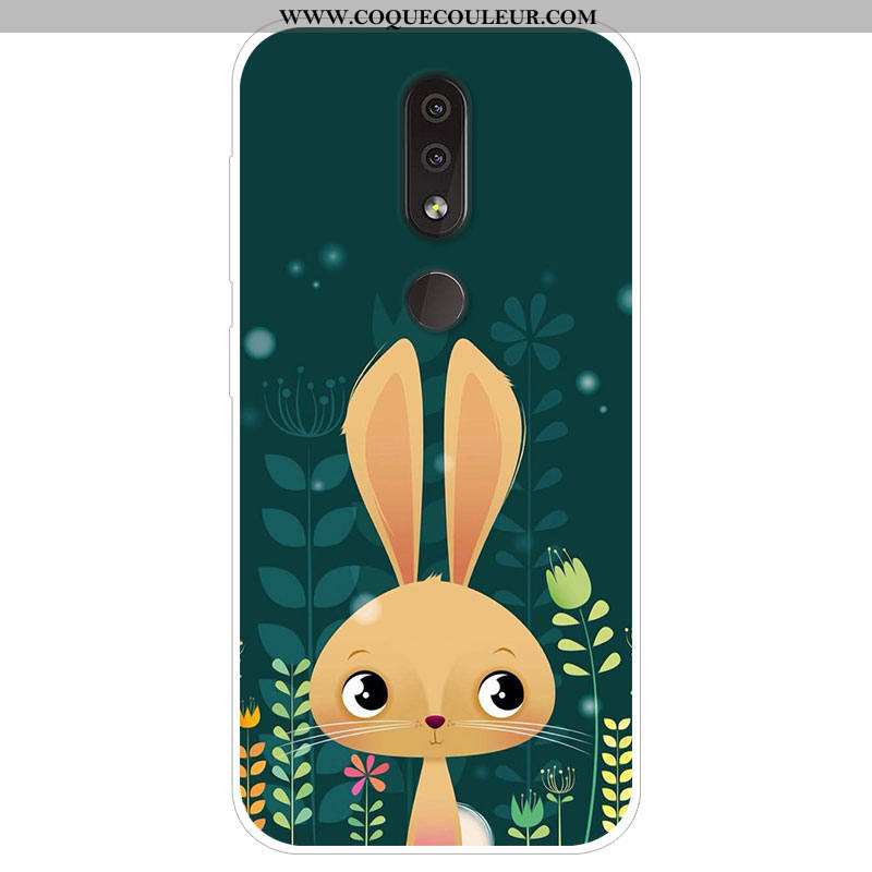 Coque Nokia 4.2 Silicone Étui, Housse Nokia 4.2 Protection Bleu Marin Bleu Foncé