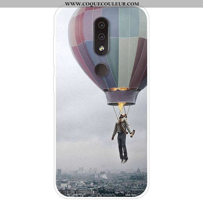 Coque Nokia 4.2 Silicone Étui, Housse Nokia 4.2 Protection Bleu Marin Bleu Foncé