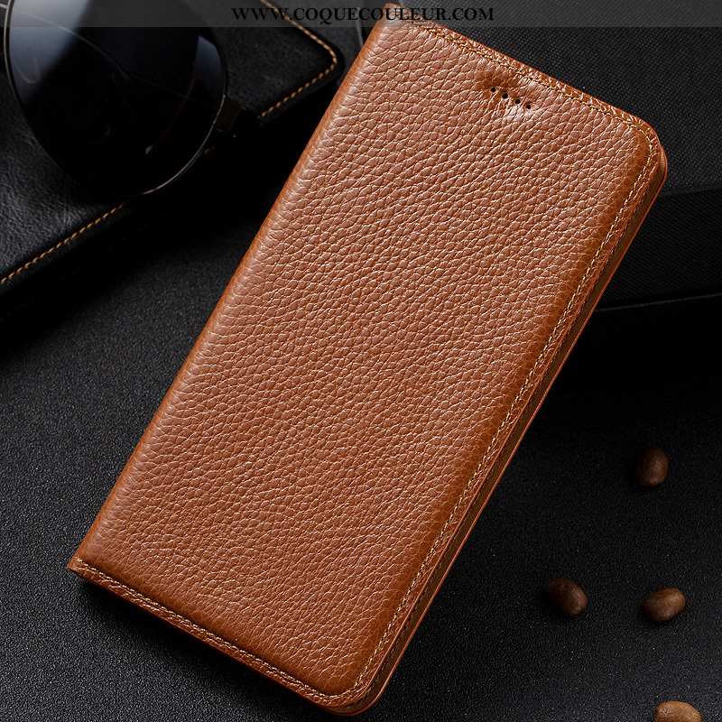 Étui Nokia 4.2 Modèle Fleurie Cuir Téléphone Portable, Coque Nokia 4.2 Protection Marron