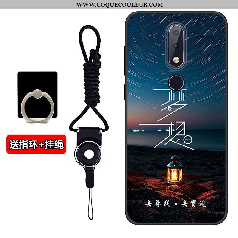 Coque Nokia 5.1 Plus Protection Silicone Incassable, Housse Nokia 5.1 Plus Tendance Tout Compris Gri