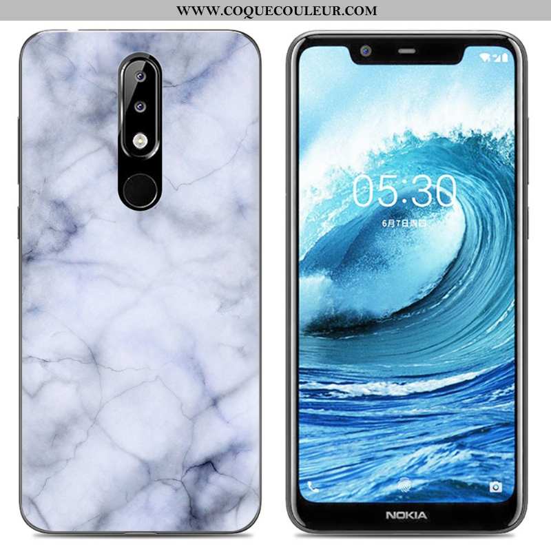 Coque Nokia 5.1 Plus Créatif Protection Peinture, Housse Nokia 5.1 Plus Dessin Animé Rose