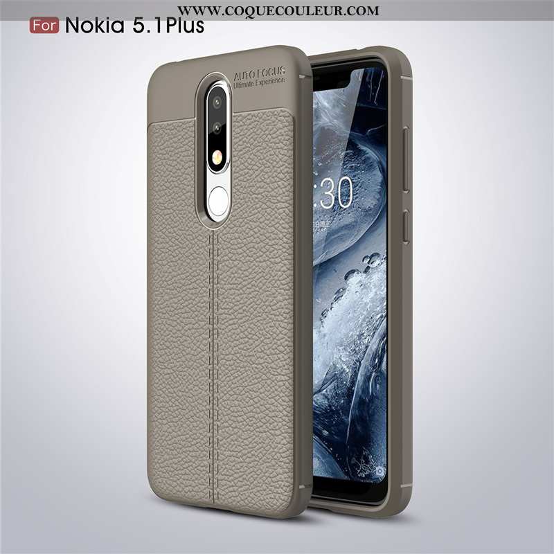 Coque Nokia 5.1 Plus Protection Incassable Téléphone Portable, Housse Nokia 5.1 Plus Modèle Fleurie 