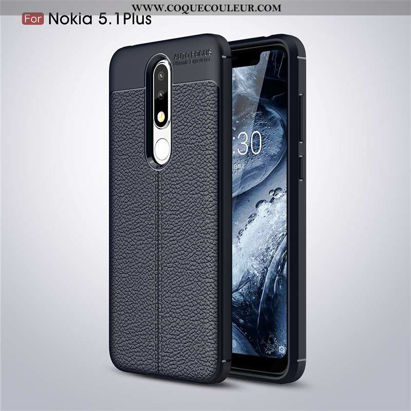 Coque Nokia 5.1 Plus Protection Incassable Téléphone Portable, Housse Nokia 5.1 Plus Modèle Fleurie 