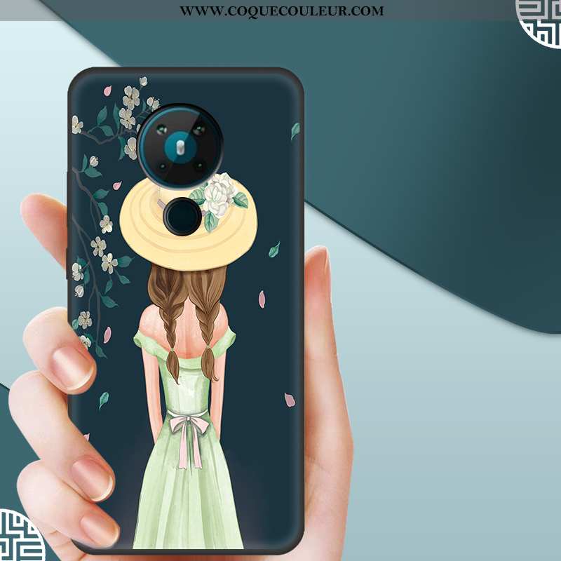 Coque Nokia 5.3 Tendance Étui, Housse Nokia 5.3 Silicone Dessin Animé Bleu