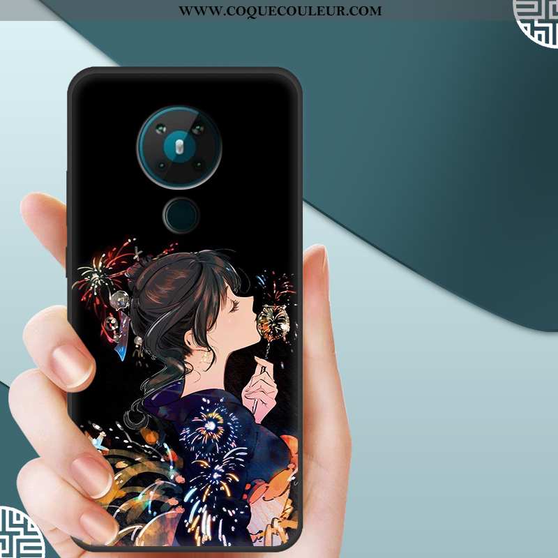 Coque Nokia 5.3 Tendance Étui, Housse Nokia 5.3 Silicone Dessin Animé Bleu