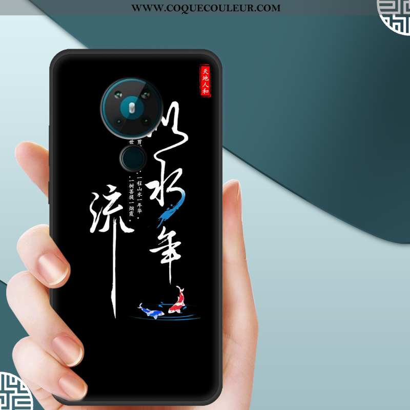 Coque Nokia 5.3 Tendance Étui, Housse Nokia 5.3 Silicone Dessin Animé Bleu