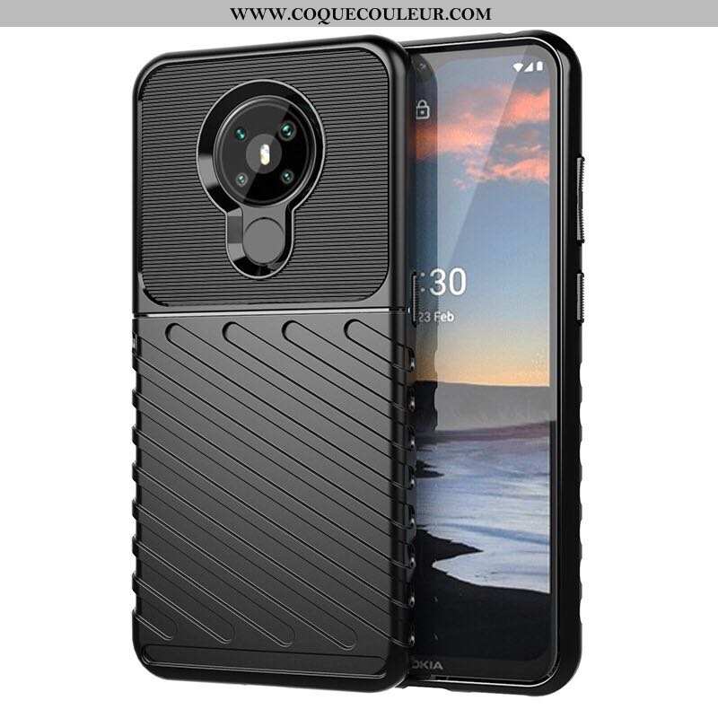 Housse Nokia 5.3 Couvercle Arrière Téléphone Portable Noir, Étui Nokia 5.3 Coque Incassable Noir