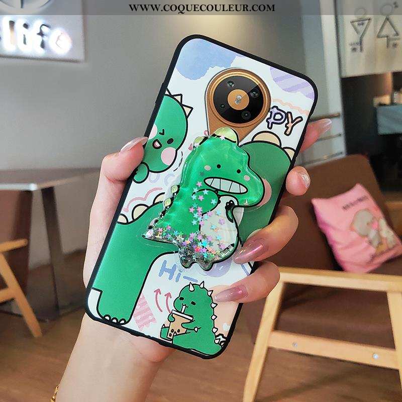 Coque Nokia 5.3 Dessin Animé Support, Housse Nokia 5.3 Tendance Vert Verte