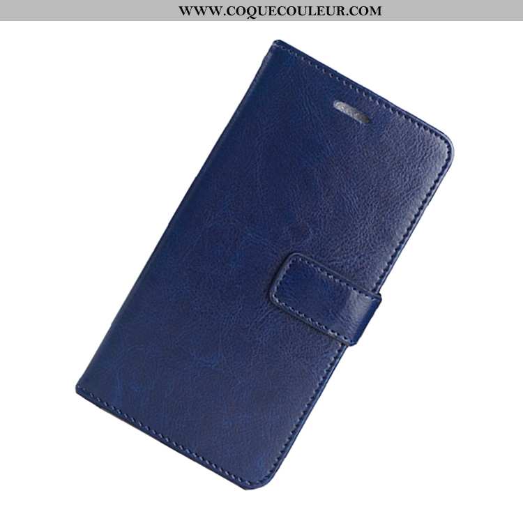 Housse Nokia 6.1 Silicone Étui Cuir, Nokia 6.1 Protection Bleu