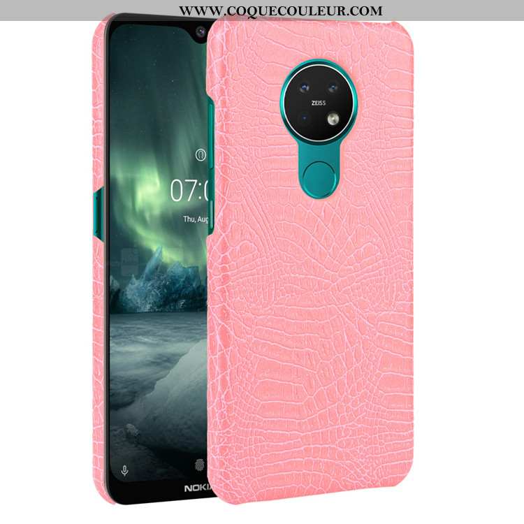 Housse Nokia 6.2 Modèle Fleurie Difficile Étui, Étui Nokia 6.2 Protection Crocodile Noir