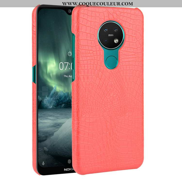 Housse Nokia 6.2 Modèle Fleurie Difficile Étui, Étui Nokia 6.2 Protection Crocodile Noir