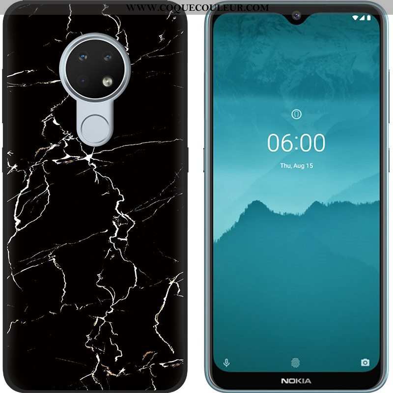 Coque Nokia 6.2 Tendance Téléphone Portable Vert, Housse Nokia 6.2 Fluide Doux Chaud Verte