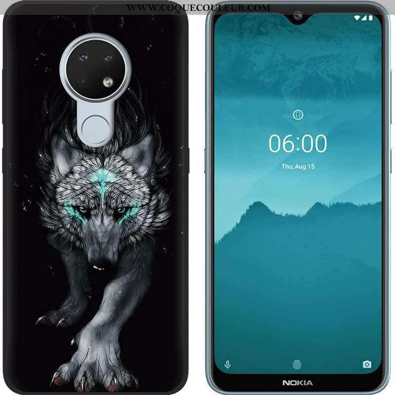 Coque Nokia 6.2 Tendance Téléphone Portable Vert, Housse Nokia 6.2 Fluide Doux Chaud Verte