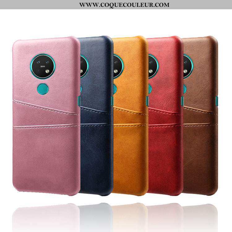 Housse Nokia 6.2 Modèle Fleurie Bovins Petit, Étui Nokia 6.2 Personnalité Coque Rose