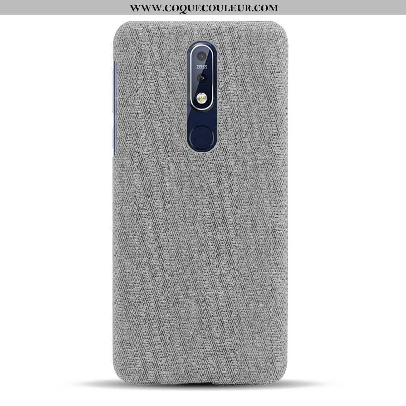 Coque Nokia 7.1 Protection Simple, Housse Nokia 7.1 Légère Incassable Noir