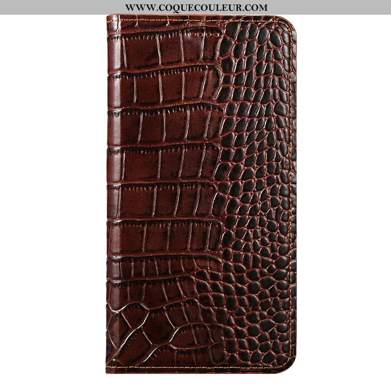 Étui Nokia 7.1 Cuir Bleu Housse, Coque Nokia 7.1 Modèle Fleurie