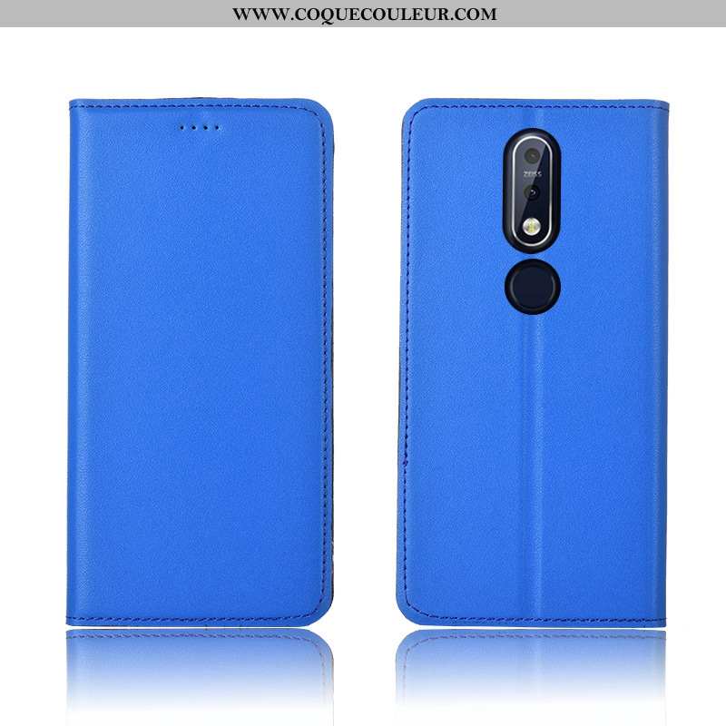 Coque Nokia 7.1 Silicone Jaune Coque, Housse Nokia 7.1 Protection Fluide Doux