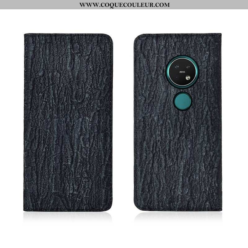 Coque Nokia 7.2 Fluide Doux Clamshell Arbres, Housse Nokia 7.2 Silicone Étui Blanche