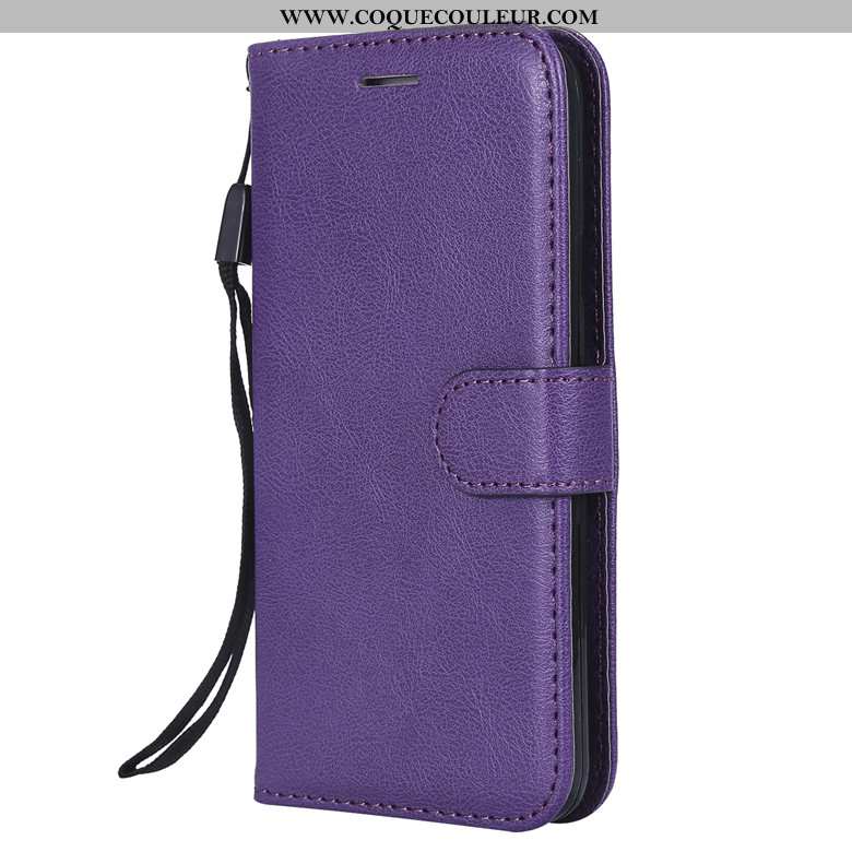 Housse Nokia 7.2 Cuir Étui Violet, Nokia 7.2 Protection Violet