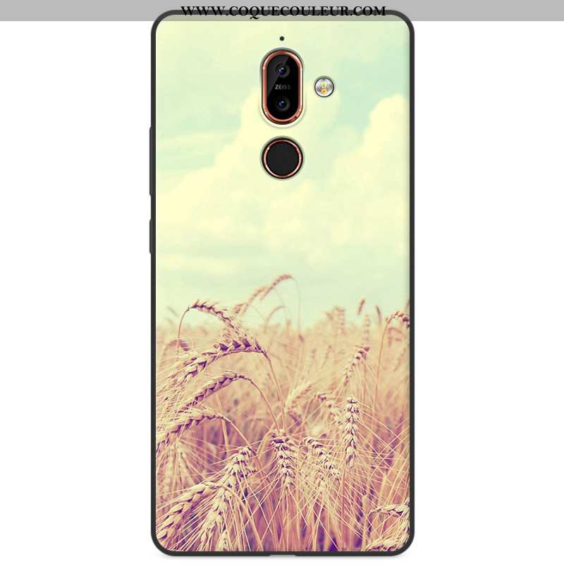 Housse Nokia 7 Plus Protection Silicone Incassable, Étui Nokia 7 Plus Dessin Animé Tout Compris Colo